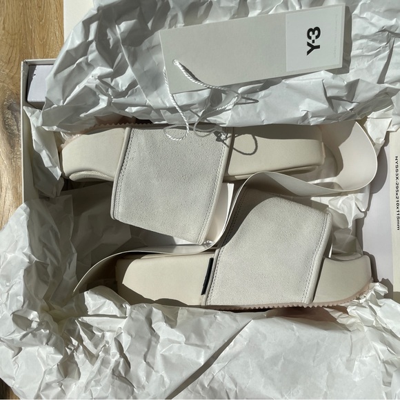 Y-3 NWT ORBIT SUEDE SLIDES - Picture 4 of 8